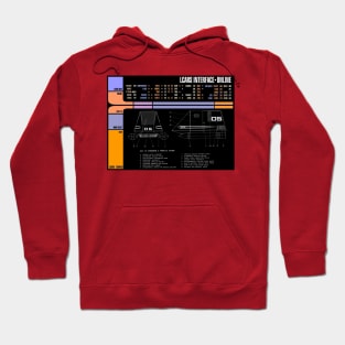 Computer Readout Showing NextGen Shuttlecraft Hoodie